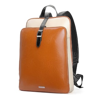 Foto 1 | Foto 1 | Mochila para Portátil Cluci Leather Multicolor 15.6 Pulgadas para Mujer - Venta Internacional