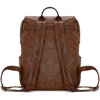 Foto 3 | Foto 3 | Mochila Para Portátil Montana West × Wrangler Brown De Cuero Vegano - Venta Internacional.