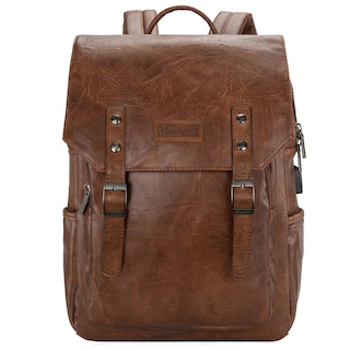 Foto 5 | Foto 5 | Mochila Para Portátil Montana West × Wrangler Brown De Cuero Vegano - Venta Internacional.