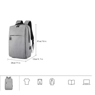Foto 3 | Foto 3 | Mochila Bolsa 15 Pulgadas Para Laptop Oxford Eo Safe Imports Esi-18230 Gris