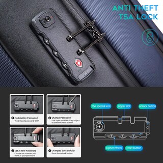 Foto 3 | Foto 3 | Mochila De Negocios Bange Para Portátil De 17.3 Pulgadas Con Antirrobo Para Hombre - Venta Internacional.