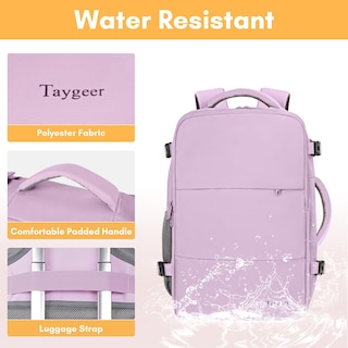 Foto 7 | Foto 7 | Mochila Taygeer Large Orchid Purple Para Mujer Con Portátil De 15.6 Pulgadas - Venta Internacional.