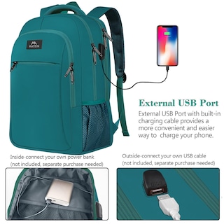 Foto 2 | Foto 2 | Mochila Para Portátil Matein Slim Antirrobo De 15,6 Pulgadas Con Puerto Usb - Venta Internacional.