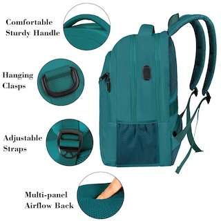 Foto 7 | Foto 7 | Mochila Para Portátil Matein Slim Antirrobo De 15,6 Pulgadas Con Puerto Usb - Venta Internacional.