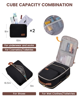 Foto 5 | Foto 5 | Mochila De Mano Lovevook De 50 Litros Para Mujeres Y Hombres Con Cubos De Embalaje - Venta Internacional.