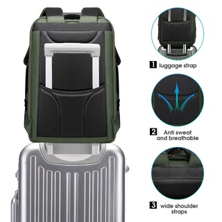 Foto 7 | Foto 7 | Mochila Bange Para Portátil Antirrobo De 17,3 Pulgadas Con Puerto De Carga Usb - Venta Internacional.