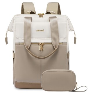 Foto 1 | Foto 1 | Mochila Para Portátil Lovevook Para Mujer De 15,6 Pulgadas Con Puerto Usb, Color Beige - Venta Internacional.