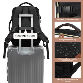 Foto 7 | Foto 7 | Mochila De Viaje Lovevook De 50 Litros Con Cubos De Embalaje A Prueba De Agua - Venta Internacional.