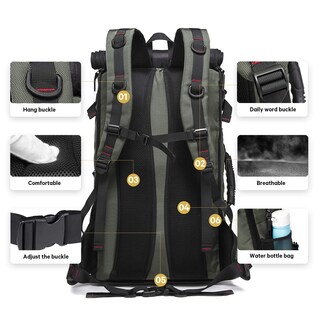 Foto 6 | Foto 6 | Mochila Kaka Travel Convertible De 40 Litros Para Portátil De 17,3 Pulgadas - Venta Internacional.