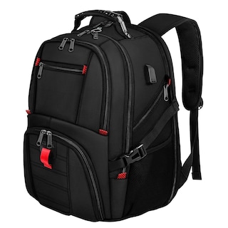 Foto 1 | Foto 1 | Mochila De Viaje Yorepek Para Portátil De 15,6 Pulgadas, Resistente Al Agua, Negra - Venta Internacional.
