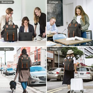 Foto 7 | Foto 7 | Mochila Para Portátil Lovevook Para Mujer, Trabajo Y Viajes De 15.6 Pulgadas - Venta Internacional.