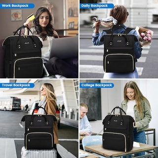 Foto 6 | Foto 6 | Mochila Lovevook Para Mujer Con Portátil De 15,6 Pulgadas A Prueba De Agua - Venta Internacional.