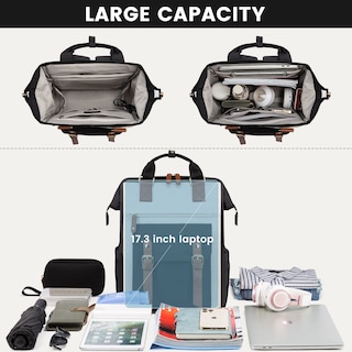 Foto 3 | Foto 3 | Mochila Para Portátil Lovevook Para Mujer, 17 Pulgadas, Trabajo Y Viajes, Negra - Venta Internacional.