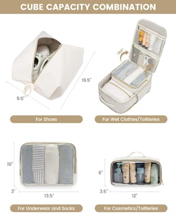 Foto 4 | Foto 4 | Mochila De Viaje Lovevook Carry On De 40 Litros Para Mujer Con Portátil De 17 Pulgadas - Venta Internacional.