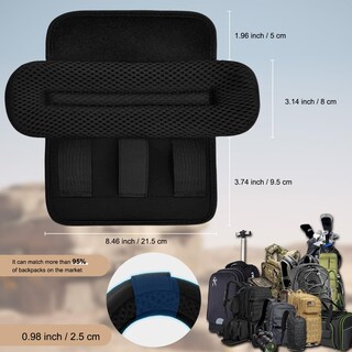 Foto 2 | Foto 2 | Almohadilla De Hombro Zinz, Universal, Ancha, Para Bolsa, Equipaje Y Mochila - Venta Internacional.