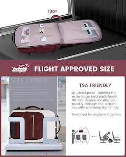 Foto 3 | Foto 3 | Mochila De Viaje Lovevook Large 40l Impermeable Para Mujeres Y Hombres - Venta Internacional.