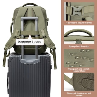 Foto 7 | Foto 7 | Mochila De Viaje Lovevook De 40 Litros Con 3 Cubos De Embalaje Para Mujer - Venta Internacional.
