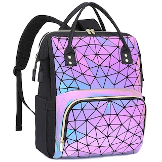 Foto 1 | Foto 1 | Mochila Para Portátil Lovevook Geometric Luminous Para Mujer De 15.6 Pulgadas - Venta Internacional.