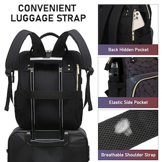Foto 4 | Foto 4 | Mochila Para Portátil Lovevook Geometric Luminous Para Mujer De 15.6 Pulgadas - Venta Internacional.