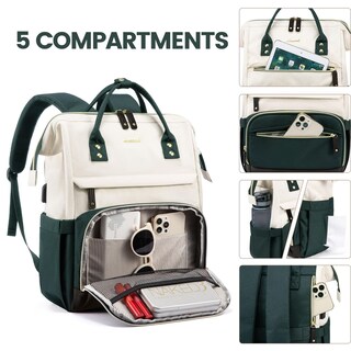 Foto 3 | Foto 3 | Mochila Para Portátil Lovevook Para Mujer De 17 Pulgadas A Prueba De Agua - Venta Internacional.