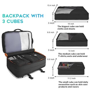 Foto 2 | Foto 2 | Mochila De Mano Bange Blake De 45 L Para Viajes De Negocios De 17.3 Pulgadas - Venta Internacional.