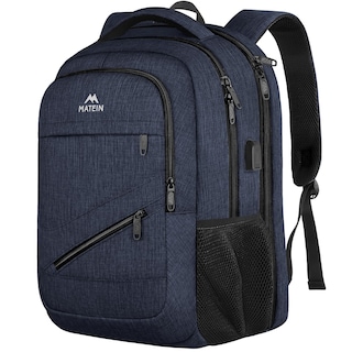 Foto 1 | Foto 1 | Mochila Matein Para Portátil Extra Grande De 18.4 Pulgadas, Impermeable, Azul Oscuro - Venta Internacional.