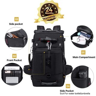 Foto 2 | Foto 2 | Mochila Kaka Travel Convertible De 40 Litros Para Portátil De 17,3 Pulgadas - Venta Internacional.