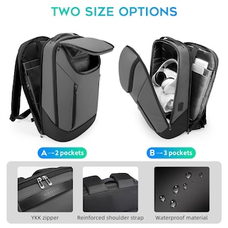 Foto 3 | Foto 3 | Mochila Bange Business Smart Impermeable Para Portátil De 15,6 Pulgadas - Venta Internacional.