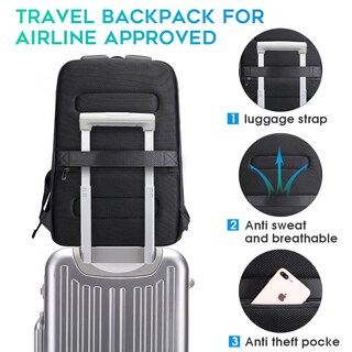 Foto 4 | Foto 4 | Mochila Bange Business Smart Impermeable Para Portátil De 15,6 Pulgadas - Venta Internacional.