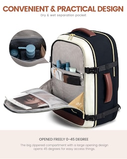 Foto 5 | Foto 5 | Mochila De Viaje Lovevook Carry On De 40 Litros Para Mujer Con Portátil De 17 Pulgadas - Venta Internacional.