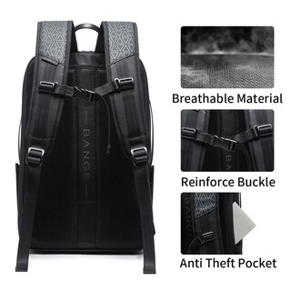 Foto 5 | Foto 5 | Mochila De Viaje Bange 45l Ampliable Para Portátil De 17,3 Pulgadas - Venta Internacional.