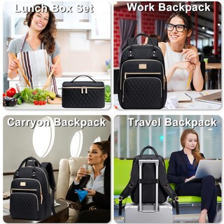 Foto 7 | Foto 7 | Mochila De Almuerzo Weitars Para Mujer Con Portátil De 15,6 Pulgadas - Venta Internacional.