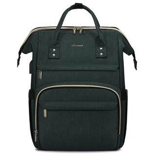 Foto 1 | Foto 1 | Mochila Para Portátil Lovevook Para Mujer, 17 Pulgadas, Impermeable, Verde Oscuro - Venta Internacional.