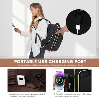Foto 7 | Foto 7 | Mochila De Viaje Lovevook De 40 Litros Para Mujer Con Cubos De Embalaje De 17 Pulgadas - Venta Internacional.