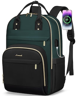 Foto 1 | Foto 1 | Mochila Para Portátil Lovevook Para Mujer De 15.6 Pulgadas, Color Verde Oscuro - Venta Internacional.