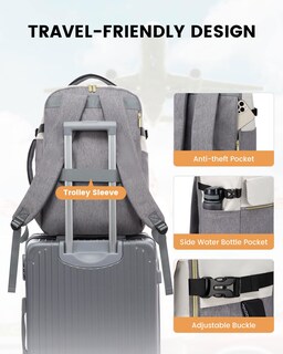 Foto 7 | Foto 7 | Mochila De Viaje Lovevook Tsa Carry On 40 L Resistente Al Agua - Venta Internacional.