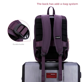 Foto 7 | Foto 7 | Mochila Para Portátil Swissdigital Katy Rose Sd1006f-46 Púrpura - Venta Internacional.