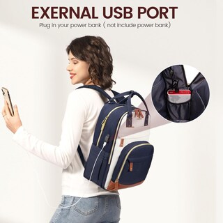 Foto 5 | Foto 5 | Mochila Lovevook Para Portátil De Mujer De 17 Pulgadas De Nailon Impermeable - Venta Internacional.