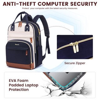 Foto 6 | Foto 6 | Mochila Lovevook Para Portátil De Mujer De 17 Pulgadas De Nailon Impermeable - Venta Internacional.