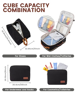 Foto 5 | Foto 5 | Mochila de Viaje Lovevook Negra - Venta Internacional