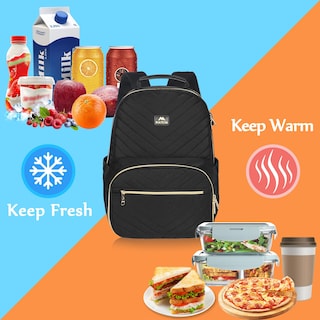 Foto 2 | Foto 2 | Mochila Matein Lonchera y para Laptop con Nevera USB de 15.6 \" para Mujer - Venta Internacional