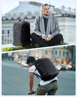 Foto 7 | Foto 7 | Mochila para Laptop Bagsmart Negro - Venta Internacional