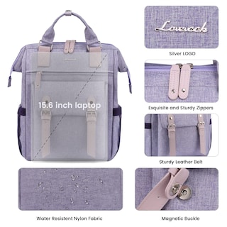 Foto 2 | Foto 2 | Mochila para Laptop Lovevook 15.6 Pulgadas con Puerto Usb - Venta Internacional