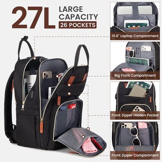 Foto 2 | Foto 2 | Mochila para Portátil Lovevook Negra - Venta Internacional