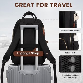 Foto 3 | Foto 3 | Mochila para Portátil Lovevook Negra - Venta Internacional