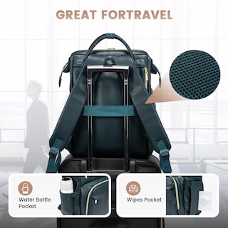 Foto 5 | Foto 5 | Mochila para Portátil Lovevook con Puerto Usb Verde - Venta Internacional