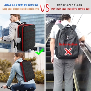 Foto 6 | Foto 6 | Mochila para Laptop Zinz 15.6 Pulgadas con Puerto Usb - Venta Internacional