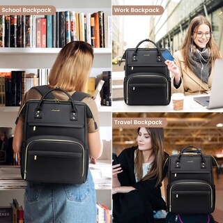 Foto 6 | Foto 6 | Mochila para Laptop Lovevook 18 Pulgadas Negro - Venta Internacional