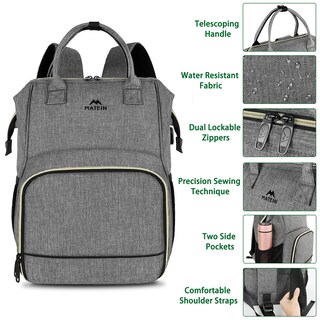Foto 6 | Foto 6 | Mochila Matein 17 Pulgadas con Puerto Usb - Venta Internacional