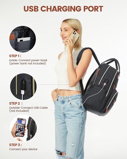 Foto 6 | Foto 6 | Mochila para Portátil Lovevook Unisex Antirrobo 15.6 Pulgadas - Venta Internacional